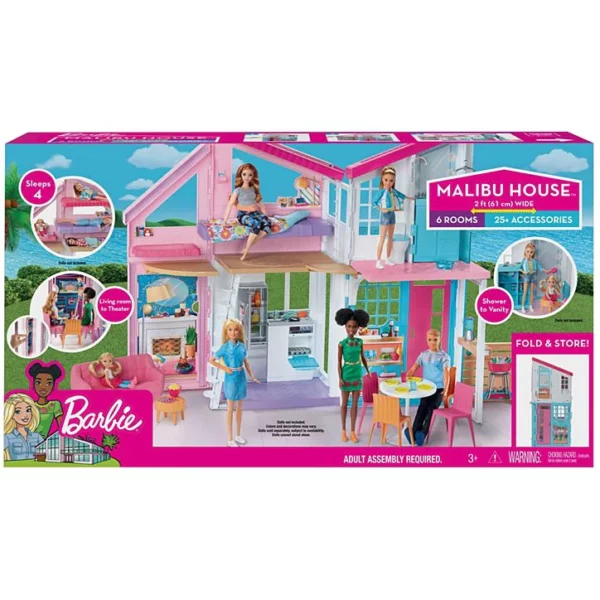 Barbie Malibu House Playset FXG57: Where Imagination Finds a Home