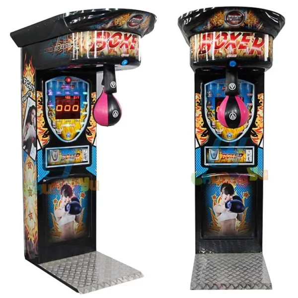 High-Tech Arcade Boxing Punch Machine at Ultra Boxing Amusement Park